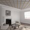 Ekena Millwork 33W x 33H x 38T Small Marrakesh Decorative Fretwork Wood Ceiling Panels, Wood Paint Grade CELW33X33X0375MRKMF - alternate 1